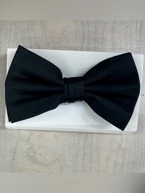 Stacy Adams Black Bow Tie